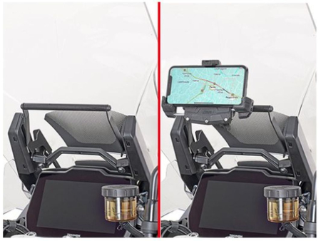 Genți, huse și suporturi telefon și GPS - KAPPA - bara suport pentru genti și suport GPS/telefon TRIUMP TIGER 1200 GT/GT PRO/EXPLORER/RALLY EXPLORER '22-'25