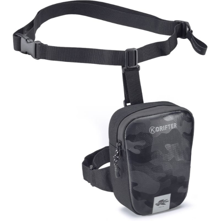 Alte genți, pentru șa, rulouri și rucsacuri - KAPPA - geantă picior K'DRIFTER 1.5L (17 x 13 x 6,5 cm), negru