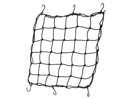 Accesorii bagaje - PSYCHIC - plasa pentru bagaje cu 6 carlige, culoare neagra