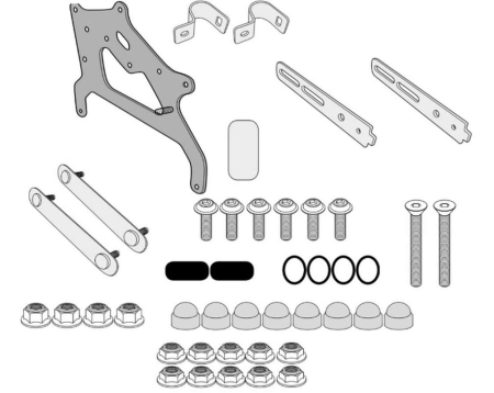 Accesorii bagaje - KAPPA - prindere cutie de scule KS250 pentru suportul KL5108CAM