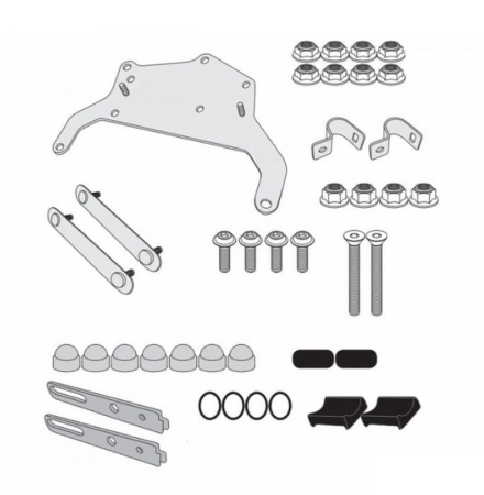 Accesorii bagaje - KAPPA - prindere cutie de scule KS250 pentru suportul KLR5108