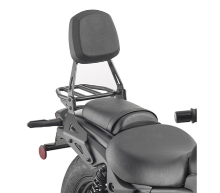 Suporturi și plăci - KAPPA - spătar pasager cu portbagajiem (SISIBAR) KAWASAKI ELIMINATOR 500 '24-'25, negru