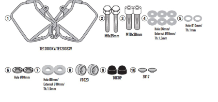 Suporturi și plăci - KAPPA - suport genti laterale HONDA CB 750 HORNET '23-'25 - și pentru genti RA314 easy lock