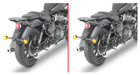 Suporturi și plăci - KAPPA - suport genti laterale remove-x ROYAL ENFIELD SUPER METEOR 650 '23-'25