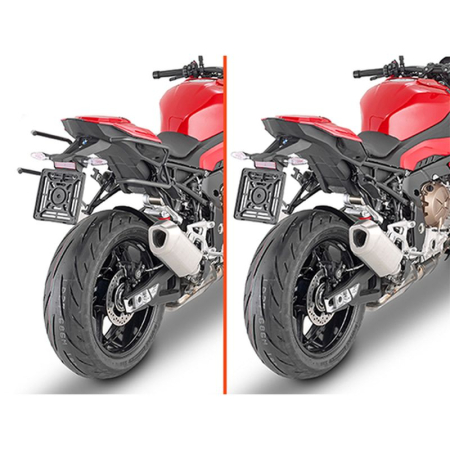 Suporturi și plăci - KAPPA - suport genti laterale SZYBKIEGO montaj remove-x BMW S 1000R '21-'22