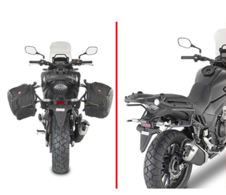 Suporturi și plăci - KAPPA - suport genti laterale SZYBKIEGO montaj remove-x HONDA CB 500X '19-'23