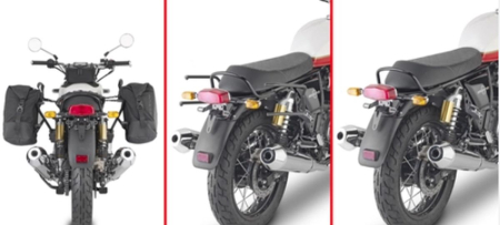 Suporturi și plăci - KAPPA - suport genti laterale SZYBKIEGO montaj remove-x ROYAL ENFIELD INTERCEPTOR 650 '19-'25