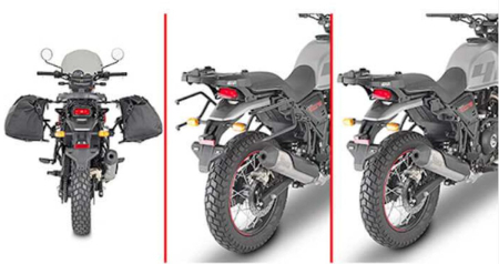 Suporturi și plăci - KAPPA - suport genti laterale SZYBKIEGO montaj remove-x ROYAL ENFIELD SCRAM 411 '22-'24