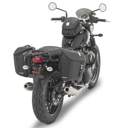 Suporturi și plăci - KAPPA - suport genti laterale TRIUMPH STREET TWIN 900 '16-'24, BONNEVILLE T100 '17-'22 (TMT6407K)