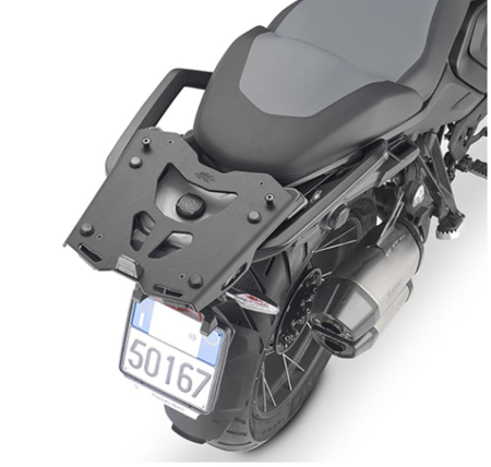 Suporturi și plăci - KAPPA - suport (placa ALUMINIOWA) top case monokey BMW R 1300 GS '24-'25 R 13000 GS ADVENTURE '25 C 400 GT '25, negru