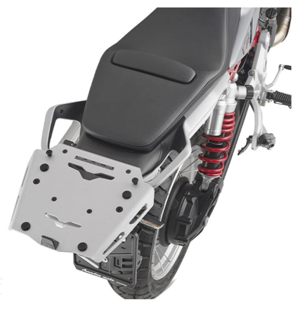 Suporturi și plăci - KAPPA - suport top case (ANODOWANE ALUMINIUM) MOTO GUZZși V 85 TT '24-'25 ALUminiu MONOKEY