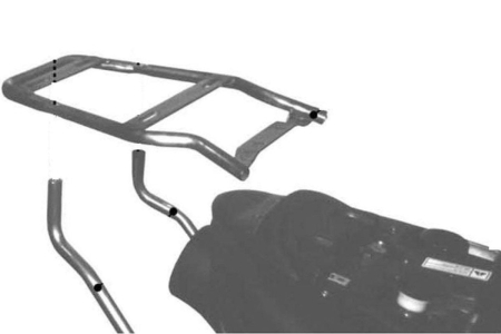 Suporturi și plăci - KAPPA - suport top case APRILIA SR 50 DITECH (97-05) (fără placă)