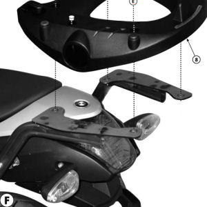 ACCESORII - KAPPA - suport top case BMW C 600 SPORT (12-15) (cu placă MONOLOCK)