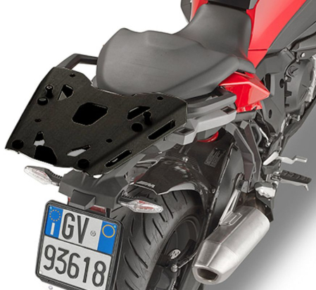 Suporturi și plăci - KAPPA - suport top case BMW S 1000 XR '20-'25 ALUminiu MONOKEY - negru