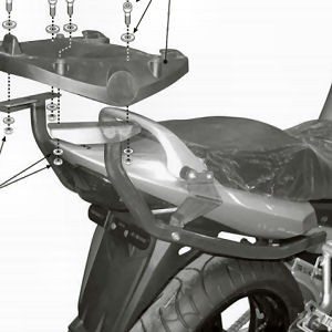 Suporturi și plăci - KAPPA - suport top case SUZUKși GSX 650F (08-14), 1250 F (10-16), GSF 650 BANDIT > S > ABS (05-11), 1200 > 1250 BANDIT > S (06-11) (fără placă