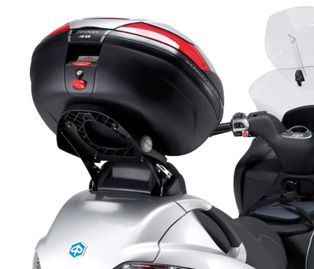 Suporturi și plăci - KAPPA - suport top case (UCHYLNY) PIAGGIO MP3 125/250/300/400 '06-'11, MP3 TOURING 300/400 '11, MP3 BUSINESS 300/500 '12-'14, MP3 SPORT 300/500 '12-'14 (cu placă MONOKEY)