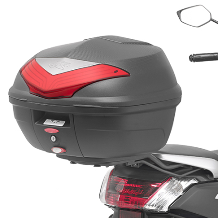 Suporturi și plăci - KAPPA - suport top case YAMAHA N-MAX 125 (15-20) (fără placă)