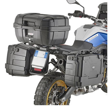 Suporturi și plăci - KAPPA - suport valize laterale MONOKEY BMW F 900 GS '24-, - și pentru valize MONOKEY retrofit KVE K'VENTURE ALU și KMS K'MISSION ALU