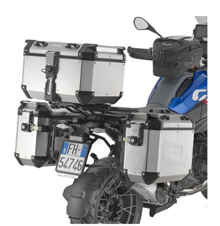 Suporturi și plăci - KAPPA - suport valize laterale MONOKEY cam Side BMW R 1300 GS '24-'25 - pentru valize KFR K'FORCE și KVG K'VOYAGER ALU