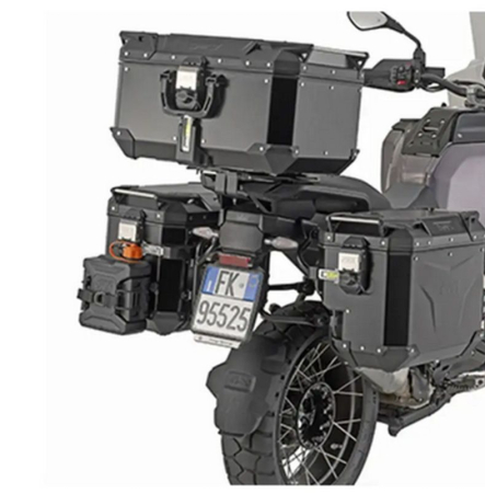 Suporturi și plăci - KAPPA - suport valize laterale MONOKEY cam Side BMW R 1300 GS ADVENTURE '25-, - pentru valize KVG K'VOYAGER ALU - dreapta KVGS33 decupat