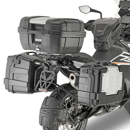 Suporturi și plăci - KAPPA - suport valize laterale MONOKEY cam Side KTM 790 ADV '19-'20, 890 ADVENTURE '21-'22, HUSQVARNA NORDEN 901 '22-'25, - pentru valize KFR K'FORCE și KVG K'VOYAGER ALU