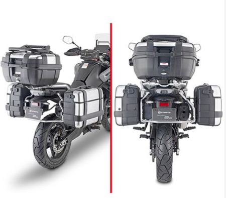 Suporturi și plăci - KAPPA - suport valize laterale MONOKEY CF MOTO 800 MT '22-'25 - și pentru valize MONOKEY retrofit KVE K'VENTURE ALU și KMS K'MISSION ALU