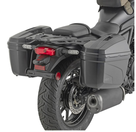 Suporturi și plăci - KAPPA - suport valize laterale MONOKEY KAWASAKI ELIMINATOR 500 '24-'25