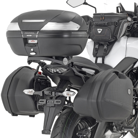 Suporturi și plăci - KAPPA - suport valize laterale MONOKEY Side KAWASAKI VERSYS 650 (15-25) - doar pentru valize K33N K'ROAD