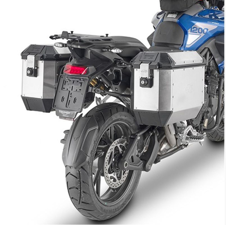 Suporturi și plăci - KAPPA - suport valize laterale MONOKEY TRIUMPH TIGER 1200 GT EXPLORER/RALLY EXPLORER '22-'25 - și pentru valize retro-fit KVE K'VENTURE ALU și KMS K'MISSION ALU