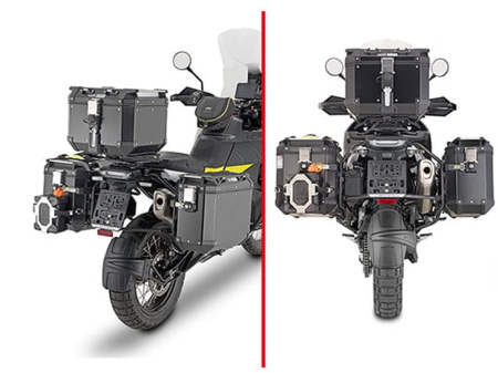 Suporturi și plăci - KAPPA - suport valize laterale MONOKEY TRIUMPH TIGER 1200GT (22-) - și pentru valize retro-fit KVE K'VENTURE ALU și KMS K'MISSION ALU