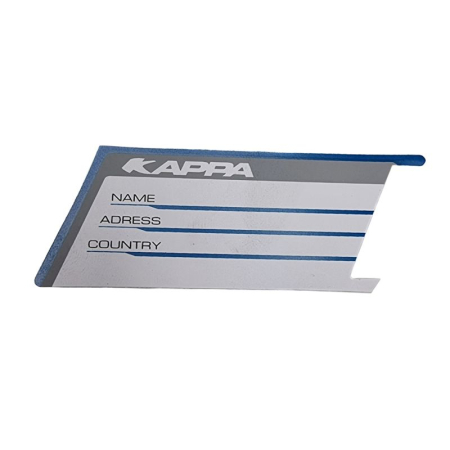 Accesorii bagaje - KAPPA - TABLICZKA ADRESOWA DO top case K53N