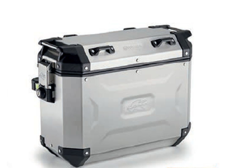 Topcase-uri și valize laterale - KAPPA - valiza laterala 37L monokey CAM Side KVG37A K'VOYAGER ALUminiu stanga, argintiu
