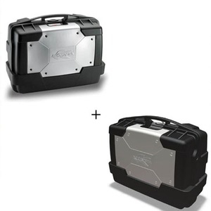 Topcase-uri și valize laterale - KAPPA - valize laterale 33L monokey KGR33 GARDA set 2 buc + cu butuc suplimentar