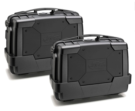 Topcase-uri și valize laterale - KAPPA - valize laterale 33L monokey KGR33N GARDA Black Line LITE set 2 buc + cu butuc suplimentar