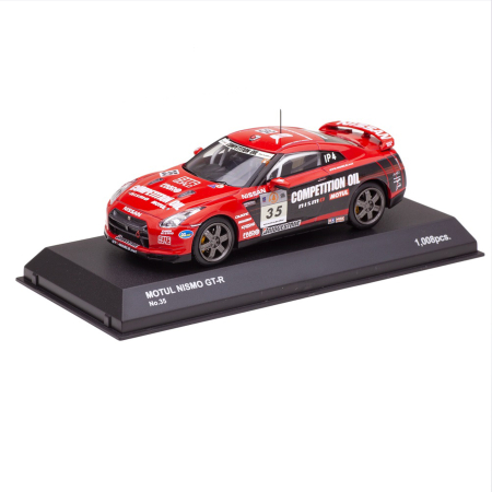 Machete - Kyosho [1:43] - Nissan Nismo GT-R (R35) #35 Motul Tokachi 24h, red/black