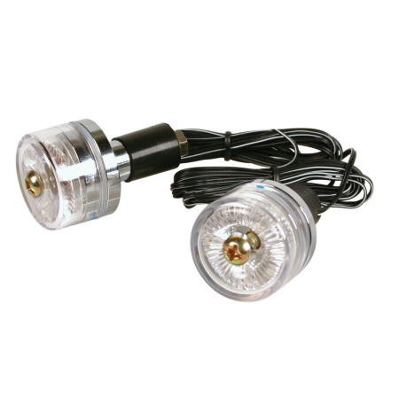 Semnalizatoare si accesorii - LAMPA - Capete ghidon luminate LED ( Albastru)