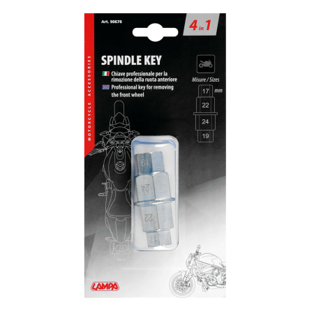 Accesorii diverse - LAMPA - Cheie ax roata fata, 17-19-22-24mm