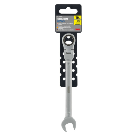 Chei fixe / Surubelnite - LAMPA - Cheie combinata, fixa / inelara, flexibila, 10mm [otel crom vanadium]