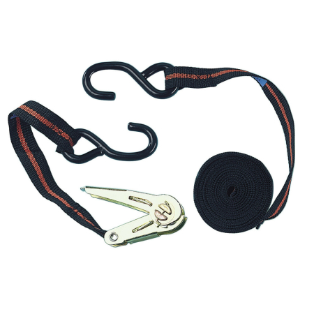 Chingi si acccesorii  legat - LAMPA - Chinga 25mm RATCHET TIE DOWN STRAPS, 450 + 50cm, 125 daN