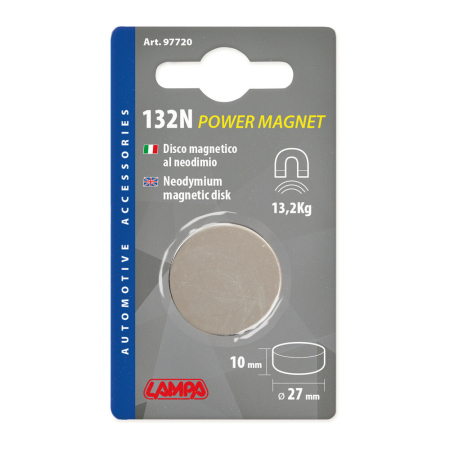 Accesorii diverse - LAMPA - Magnet Neodymium, 132N, 27x10mm