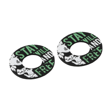 Accesorii pentru Ghidon - LAMPA - Mansoane Donut Off-Road universale - Negru / Verde