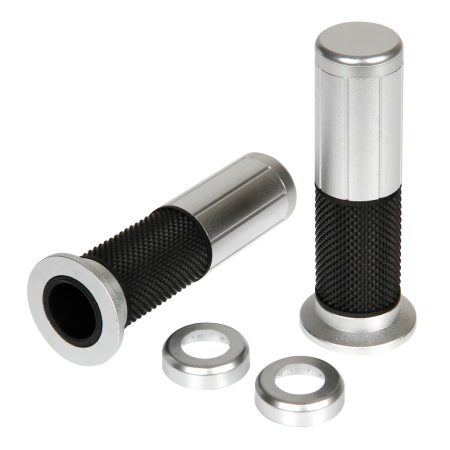 Accesorii pentru Ghidon - LAMPA - Mansoane MOTOR GRIPS METAL - Aluminium