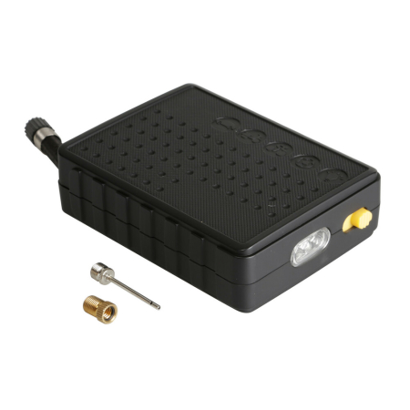 Unelte presiune aer / roti - LAMPA - Minicompresor aer, cu baterii (8 x AA), cu lanterna inclusa