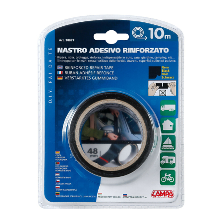 Accesorii diverse - LAMPA - NASTRO, banda adeziva ranforsata, 48mm x 10m