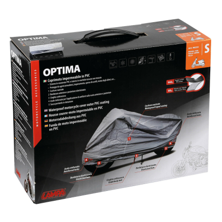 LAMPA - OPTIMA, husa moto small [S] [lungime 183cm, inaltime 119cm, latime 89cm]