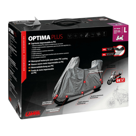 Huse - LAMPA - OPTIMA-PLUS, husa moto pentru Topcase, large [L] [lungime 229cm, inaltime 138cm, latime 99cm]