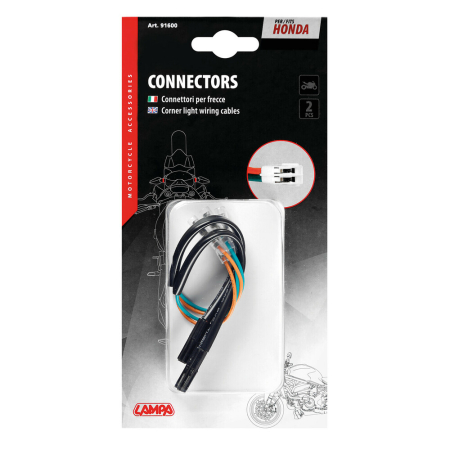 Semnalizatoare si accesorii - LAMPA - Set 2 cabluri conectare semnalizatoare, compatibile HONDA