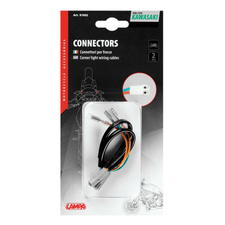 Semnalizatoare si accesorii - LAMPA - Set 2 cabluri conectare semnalizatoare, compatibile KAWASAKI