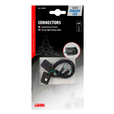 Semnalizatoare si accesorii - LAMPA - Set 2 cabluri conectare semnalizatoare LED, compatibile YAMAHA