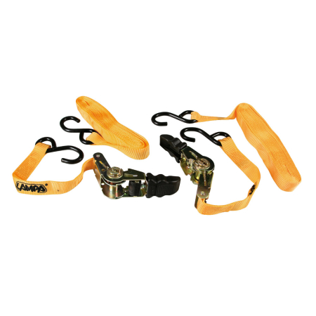 Chingi si acccesorii  legat - LAMPA - Set 2 chingi 25mm PRO-SAFE RATCHET TIE DOWN, 500 + 35cm, 400 daN